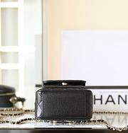 Chanel CC Mini Classic Backpack Carviar Gold Hardware In Black - 2