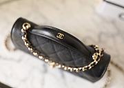 CHANEL | Top Handle Bag In Black Size 18x14x3 cm - 3
