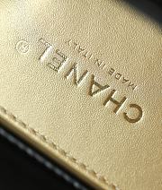 CHANEL | WOC Lambskin Black Size 22x14.5x8 cm - 6