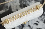 Chanel WOC Lambskin White Size 22x14.5x8 cm - 5