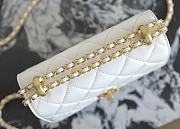 Chanel WOC Lambskin White Size 19x12x8 cm - 4