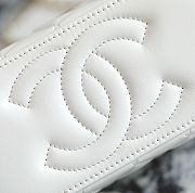 Chanel Mini Vanity Case In White - 5