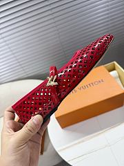 Louis Vuitton Romy Flat Ballerina Red - 6