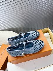Louis Vuitton Romy Flat Ballerina Blue - 3