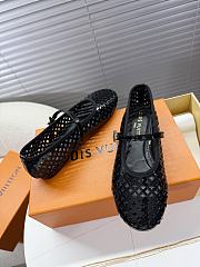 Louis Vuitton Romy Flat Ballerina Shiny Black - 6
