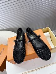 Louis Vuitton Romy Flat Ballerina Shiny Black - 5