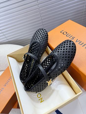 Louis Vuitton Romy Flat Ballerina Black