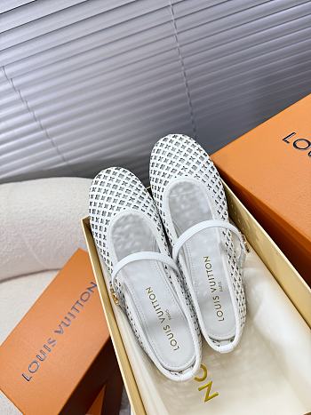 Louis Vuitton Romy Flat Ballerina White