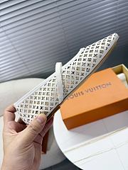 Louis Vuitton Romy Flat Ballerina Ecru White - 3