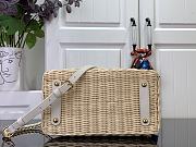 LV x TM Capucines Mini Rattan/Cowhide White - 6
