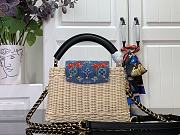 LV x TM Capucines Mini Rattan/Cowhide Black - 5