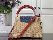 LV x TM Capucines BB Rattan/Cowhide Red - 5