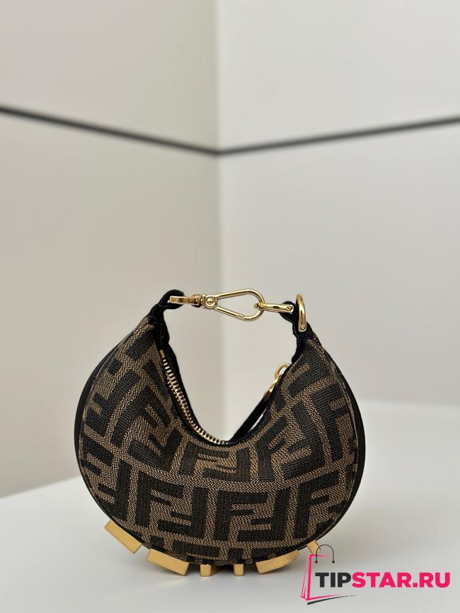 Fendi Nano Fendigraphy Leather 7AS089 size 16.5x14x5 cm - 1