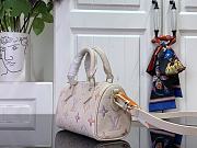 Louis Vuitton Nano Speedy Embossed grained cowhide leather Dream Beige - 5