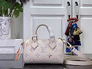 Louis Vuitton Nano Speedy Embossed grained cowhide leather Dream Beige - 4