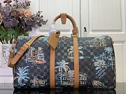 Louis Vuitton Keepall Bandoulière 50 Damier Marina Blue - 1
