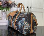 Louis Vuitton Keepall Bandoulière 50 Damier Marina Blue - 5