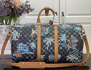 Louis Vuitton Keepall Bandoulière 50 Damier Marina Blue - 3