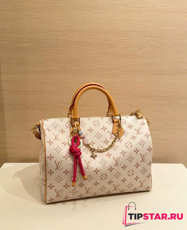 Louis Vuitton Speedy Soft 30 Lucky Monogram Dune/Pink M15108 - 1