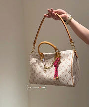 Louis Vuitton Speedy Soft 30 Lucky Monogram Dune/Pink M15108 - 6