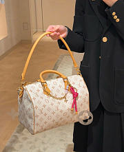 Louis Vuitton Speedy Soft 30 Lucky Monogram Dune/Pink M15108 - 4