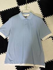 Prada Two-Piece Short-Sleeved POLO Shirt In Blue - 2
