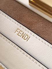 Fendi Peekaboo Soft Small Bag Camellia leather bag - 2