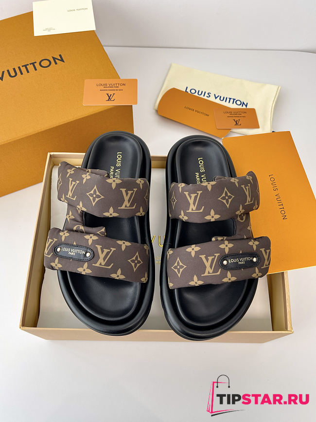 Louis Vuitton Pool Pillow Comfort Monogram Sandals 01 - 1