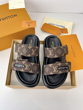 Louis Vuitton Pool Pillow Comfort Monogram Sandals 01