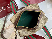 Gucci Mini GG handbag Beige and dark brown soft - 5