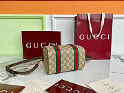 Gucci Mini GG handbag Beige and dark brown soft - 4