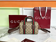 Gucci Mini GG handbag Beige and dark brown soft - 2