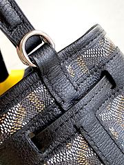 Goyard Petit Flot Mini – Bucket Bag Chevron Canvas In Black - 2