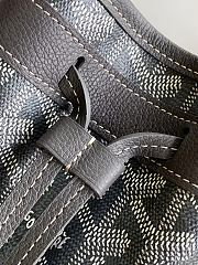 Goyard Petit Flot Mini – Bucket Bag Chevron Canvas In Gray - 3
