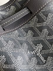 Goyard Petit Flot Mini – Bucket Bag Chevron Canvas In Gray - 2