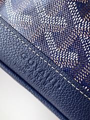 Goyard Petit Flot Mini – Bucket Bag Chevron Canvas In Navy Blue - 3