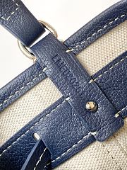 Goyard Petit Flot Mini – Bucket Bag Chevron Canvas In Navy Blue - 2