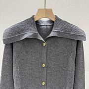 Bottega Veneta Woolen Button Knitwear In Black - 6