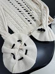 Valentino Wool Ruffle Sleeve Sweater In Beige - 5