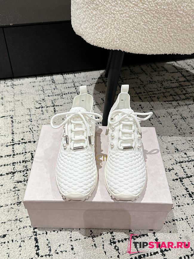 Jimmy Choo Knit Socks Casual Sneakers 06 - 1
