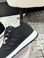 Jimmy Choo Knit Socks Casual Sneakers 05 - 2
