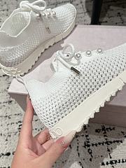 Jimmy Choo Knit Socks Casual Sneakers 04 - 2