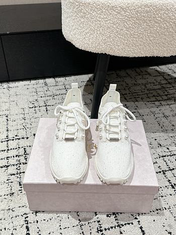 Jimmy Choo Knit Socks Casual Sneakers 02