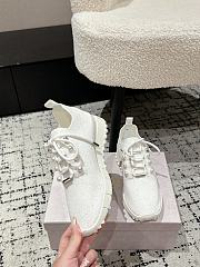 Jimmy Choo Knit Socks Casual Sneakers 02 - 4