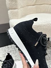 Jimmy Choo Knit Socks Casual Sneakers 01 - 5