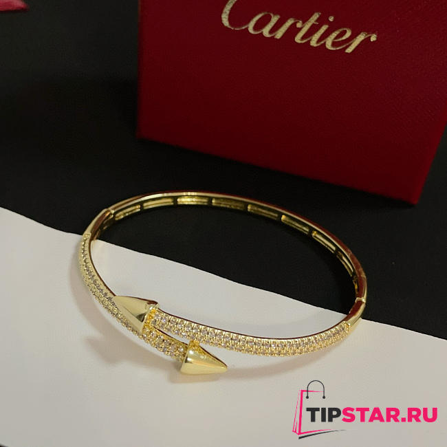 Cartier diamond bracelets in gold 01 - 1