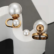 Dior pearl earrings - 4