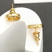 Dior CD letter simple earrings - 4