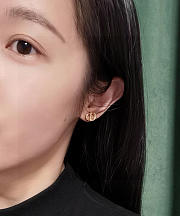 Dior CD letter simple earrings - 2