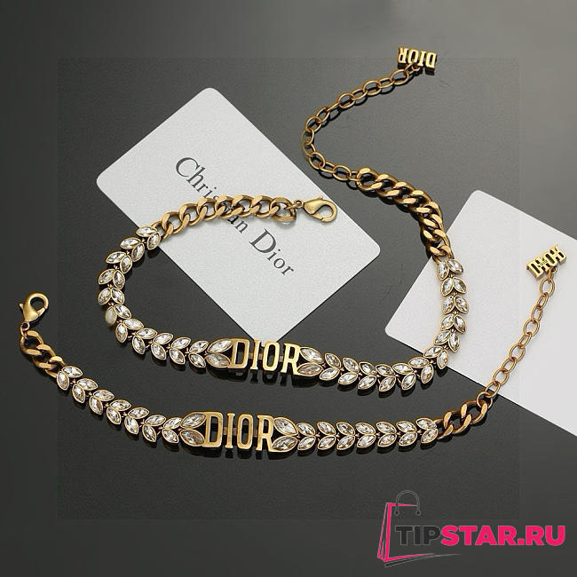 Dior Necklace & Bracelet Set - 1